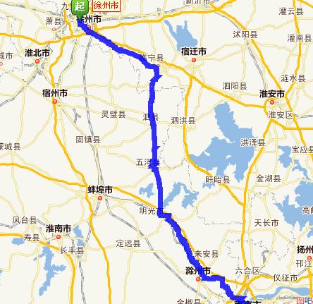徐州到南京多少公里铁路